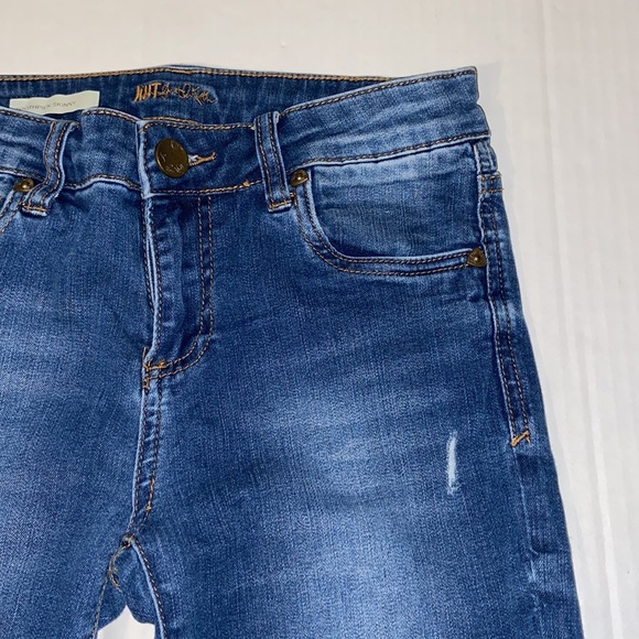 Kut From The Kloth Women’s Size 2 S Toothpick Skinny Distressed Denim Blue Jeans - Picture 5 of 9